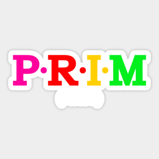 Prim - First. Sticker